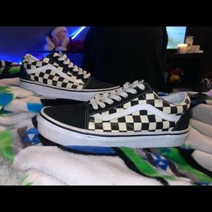 Checkered vans